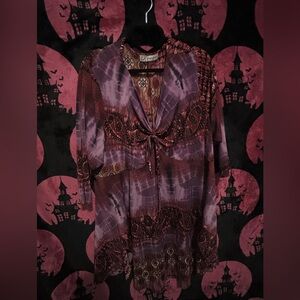 Bohemian Patterned Dress Dress Barn